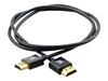 Kramer C-HM/HM/PICO Series C-HM/HM/PICO/BK-1 - HDMI cable with Ethernet - 30 cm
