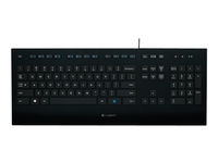 Logitech Corded K280e - keyboard - Nordic Input Device