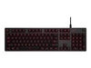 Logitech G413 - keyboard - QWERTY - UK - carbon Input Device