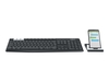 Logitech K375s Multi-Device - keyboard - QWERTY - US International - graphite,  off-white