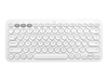 Logitech K380 Multi-Device Bluetooth Keyboard - keyboard - QWERTY - UK - off-white