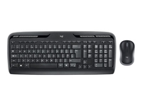 Logitech Wireless Combo MK330 - keyboard and mouse set - UK - black Input Device