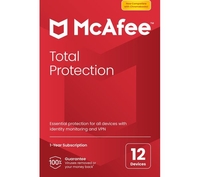 MCAFEE Total Protection - 1 year for 12 devices