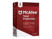 McAfee Total Protection - subscription licence (1 year) - 5 devices