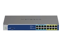 NETGEAR GS516UP - switch - 16 ports - unmanaged - rack-mountable