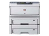 OKI B840dtn - Printer - monochrome - Duplex - LED - A3 - 1200 dpi - up to 40 ppm - capacity: 1160 sheets - parallel,  USB,  LAN