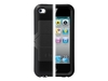 OtterBox Reflex Series - Case for digital player - polycarbonate,  thermoplastic rubber - black - for Apple iPod touch (4G)