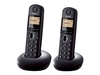 Panasonic KX-TGB212E - cordless phone with caller ID/call waiting + additional handset - 3-way call capability