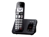 Panasonic KX-TGE822E - cordless phone - answering system with caller ID/call waiting + additional handset - 3-way call capability