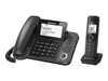 Panasonic KX-TGF320 - corded/cordless - answering system with caller ID - 3-way call capability