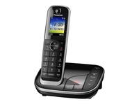 Panasonic KX-TGJ320EB - cordless phone - answering system with caller ID - 3-way call capability