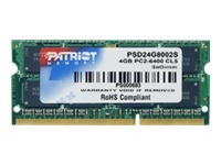 Patriot Signature Line - Memory - 4 GB - SO DIMM 200-pin - DDR2 - 800 MHz / PC2-6400 - CL6 - 1.8 V - unbuffered - non-ECC