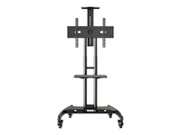 Peerless Tru Vue TRVT561 Mobile Height Adjustable Trolley cart - for LCD display - matte black