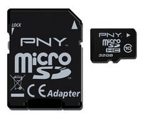 PNY Class 10 microSD Memory Card - 32 GB