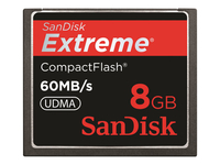 SanDisk Extreme - flash memory card - 8 GB - CompactFlash