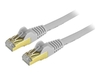 StarTech.com 1 ft Gray Cat6a / Cat 6a Shielded Patch Cable 1ft - patch cable - 30 cm - grey