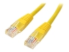 StarTech.com 1 ft Yellow Cat5e / Cat 5 Molded Patch Cable 1ft - patch cable - 0.3 m - yellow