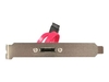 StarTech.com 1 Port SATA to eSATA Slot Plate Bracket - SATA internal to external panel - 30 cm