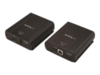 StarTech.com 1 Port USB over Cat5 Cat6 Ethernet Extender up to 330ft (100m) - USB extender - USB 2.0
