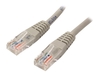 StarTech.com 10 ft Gray Cat5e / Cat 5 Molded Patch Cable 10ft - patch cable - 3 m - grey