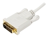 StarTech.com 10 ft Mini DisplayPort to DVI Adapter Cable MDP to DVI - White - DisplayPort cable - 3.04 m
