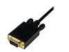 StarTech.com 10 ft Mini DisplayPort to VGA Adapter Cable - mDP to VGA Video Converter - Mini DP to VGA Cable for Mac/PC 1920x1200 - Black (MDP2VGAMM10B) - video converter - black