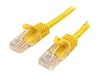 StarTech.com 10 ft Yellow Cat5e / Cat 5 Snagless Patch Cable 10ft - patch cable - 3 m - yellow