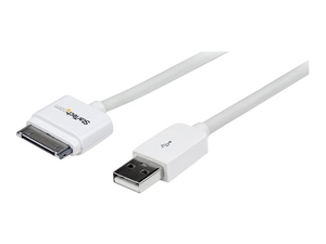 StarTech.com 10ft / 3m Long Apple 30-pin Dock to USB Cable iPhone iPod iPad - charging / data adapter - 3 m