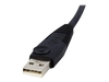 StarTech.com 10ft 4-in-1 USB Dual Link DVI-D KVM Switch Cable w/ Audio & Microphone - keyboard / mouse / video / audio cable - 3 m