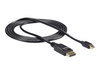 StarTech.com 10ft Mini DisplayPort to DisplayPort Cable - M/M - mDP to DP 1.2 Adapter Cable - Thunderbolt to DP w/ HBR2 Support (MDP2DPMM10) - DisplayPort cable - 3 m