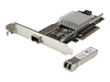 StarTech.com 10G Network Card - 1x 10G Open SFP+ Multimode LC Fiber Connector - Intel 82599 Chip - Gigabit Ethernet Card (PEX10000SRI) - network adapter - PCIe x8