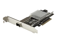 StarTech.com 10G Network Card - MM/SM - 1x Single 10G SPF+ slot - Intel 82599 Chip - Gigabit Ethernet Card - Intel NIC Card (PEX10000SFPI) - network adapter - PCIe 2.0 x8