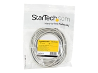 StarTech.com 10m CAT6A Ethernet Cable,  10 Gigabit Shielded Snagless RJ45 100W PoE Patch Cord,  CAT 6A 10GbE STP Network Cable w/Strain Relief,  Grey,  Fluke Tested/UL Certified Wiring/TIA - Category 6A - 26AWG (6ASPAT10MGR) - patch cable - 10 m - grey