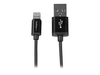 StarTech.com 11in Short Black Apple 8pin Lightning to USB Cable iPhone iPad - Lightning cable - Lightning (M) to USB (M) - 30 cm