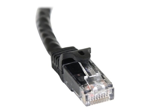 StarTech.com 15 ft Black Cat6 / Cat 6 Snagless Patch Cable 15ft - patch cable - 4.6 m - black
