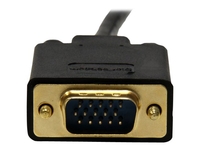 StarTech.com 15 ft Mini DisplayPort to VGA Adapter Cable - mDP to VGA Video Converter - Mini DP to VGA Cable for Mac/PC 1920x1200 - Black (MDP2VGAMM15B) - video converter - black
