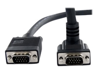 StarTech.com "15ft Coax High Resolution 90 Down Angled VGA Monitor Cable - HD15 M/M (MXT101MMHD15)" - VGA cable - 4.6 m