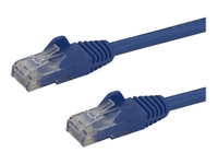 StarTech.com 1.5m CAT6 Ethernet Cable,  10 Gigabit Snagless RJ45 650MHz 100W PoE Patch Cord,  CAT 6 10GbE UTP Network Cable w/Strain Relief,  Blue,  Fluke Tested/Wiring is UL Certified/TIA - Category 6 - 24AWG (N6PATC150CMBL) - patch cable - 1.5 m - blue