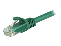 StarTech.com 1.5m CAT6 Ethernet Cable,  10 Gigabit Snagless RJ45 650MHz 100W PoE Patch Cord,  CAT 6 10GbE UTP Network Cable w/Strain Relief,  Green,  Fluke Tested/Wiring is UL Certified/TIA - Category 6 - 24AWG (N6PATC150CMGN) - patch cable - 1.5 m - green
