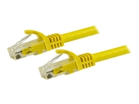 StarTech.com 1.5m CAT6 Ethernet Cable,  10 Gigabit Snagless RJ45 650MHz 100W PoE Patch Cord,  CAT 6 10GbE UTP Network Cable w/Strain Relief,  Yellow,  Fluke Tested/Wiring is UL Certified/TIA - Category 6 - 24AWG (N6PATC150CMYL) - patch cable - 1.5 m - yellow