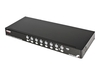 StarTech.com 16 Port 1U RackMount USB PS/2 KVM Switch with OSD - KVM switch - 16 ports