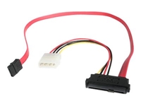 StarTech.com 18in SAS 29 Pin to SATA Cable with LP4 Power - 18in SAS 29 pin to SATA Cable - 18in SFF 8482 to SATA (SAS729PW18) - SATA / SAS cable - 46 cm