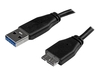 StarTech.com 1m 3ft Slim USB 3.0 A to Micro B Cable M/M - Mobile Charge Sync USB 3.0 Micro B Cable for Smartphones and Tablets (USB3AUB1MS) - USB cable - 1 m