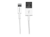 StarTech.com 1m 3ft White Apple 8-pin Slim Lightning to USB Cable for iPhone iPod iPad - Thin Apple Lightning to USB Charger / Sync Cable (USBLT1MWS) - Lightning cable - Lightning / USB - 1 m