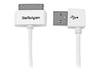 StarTech.com 1m Apple 30-pin Dock to Right Angle USB Cable iPhone iPod iPad - charging / data cable - 1 m