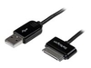 StarTech.com 1m Black Apple 30-pin Dock to USB Cable iPhone iPod iPad - charging / data cable - 1 m