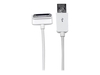 StarTech.com 1m Down Angle Apple 30-pin Dock to USB Cable iPhone iPod iPad - charging / data cable - 1 m