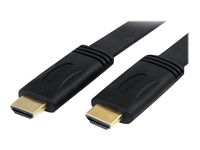 StarTech.com 1m Flat High Speed HDMI Cable with Ethernet Ultra HD 4kx2k - HDMI with Ethernet cable - 1 m