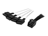 StarTech.com 1m Internal Mini SAS to SATA Cable - SFF-8643 to 4x SATA (SAS43SAT1M) - SATA / SAS cable - 1 m