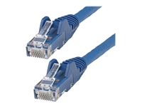 StarTech.com 1m LSZH CAT6 Ethernet Cable,  10 Gigabit Snagless RJ45 100W PoE Network Patch Cord with Strain Relief,  CAT 6 10GbE UTP,  Blue,  Individually Tested/ETL,  Low Smoke Zero Halogen - Category 6 - 24AWG (N6LPATCH1MBL) - patch cable - 1 m - blue